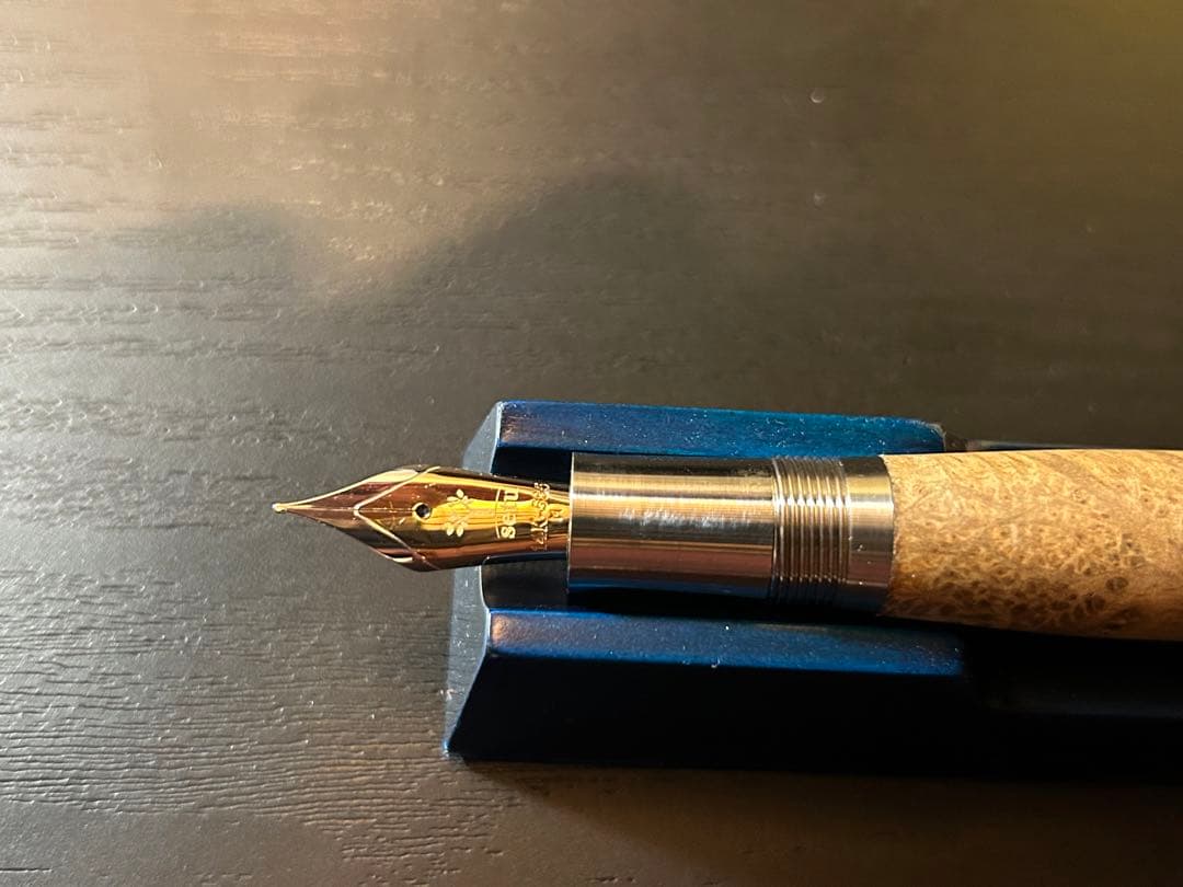 工房楔　クローズドエンド楔　サテンウッド•クレープマートル瘤杢