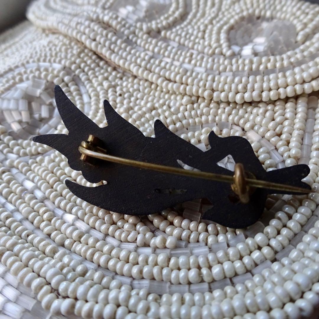 アンティーク モーニングジュエリー ブローチ ブーケ フランス