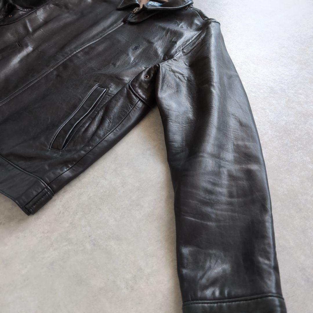 美品✨ 90S ポロバイラルフローレン シングルライダース M ブラウン