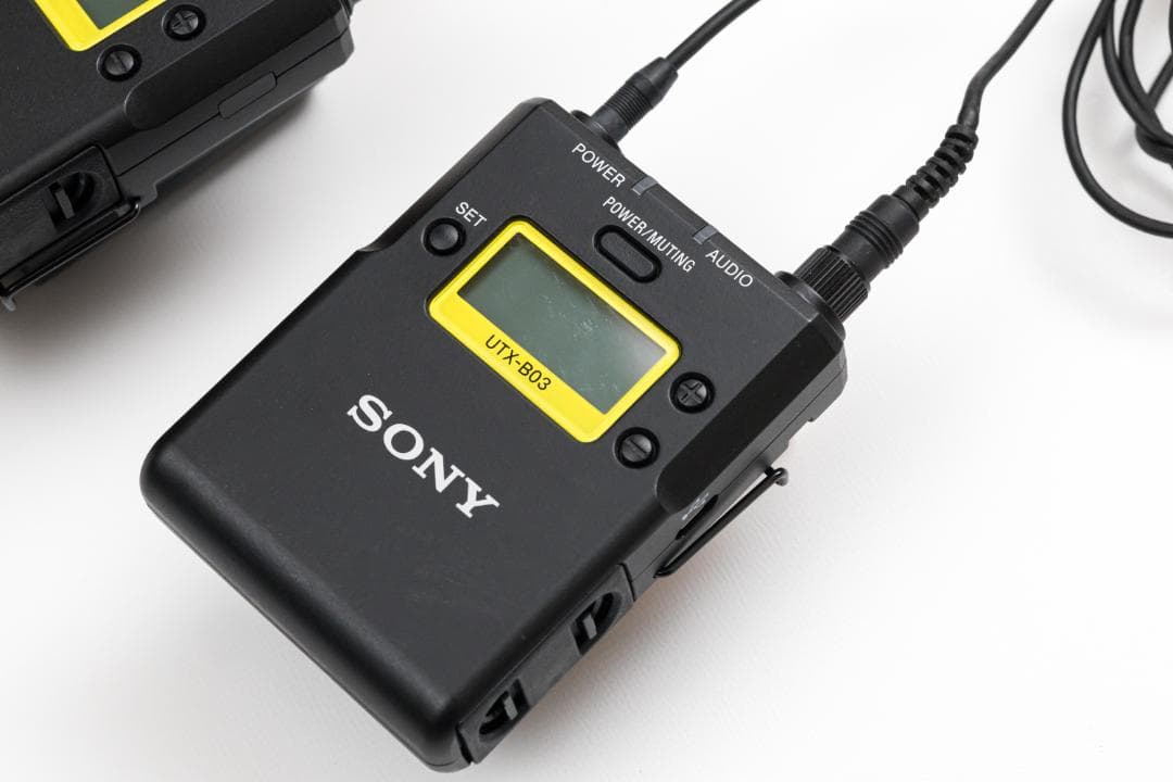 SONY ワイヤレスマイクシステム UTX-P03 URX-P03