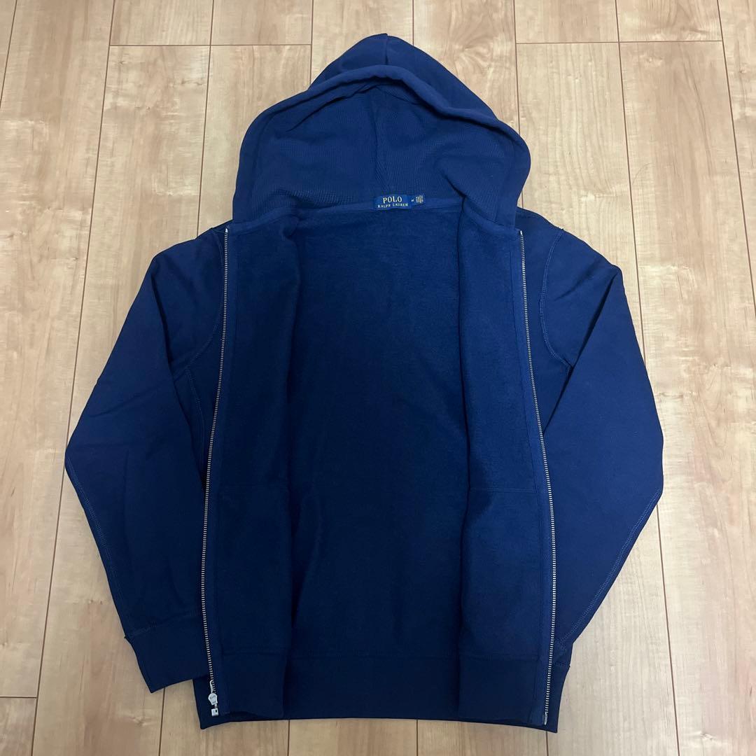 美品POLO RalphLaurenポロラルフローレンロゴジップアップパーカー