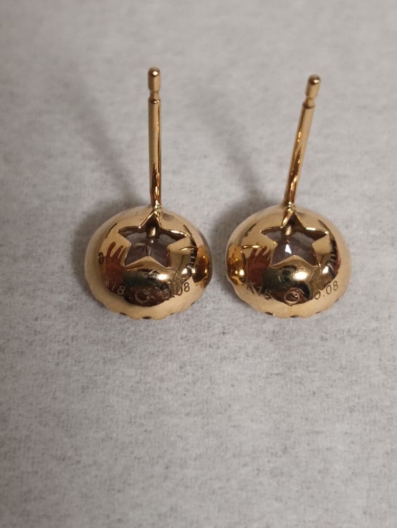 K18 ヴェレッタオッターヴァ　ピアス