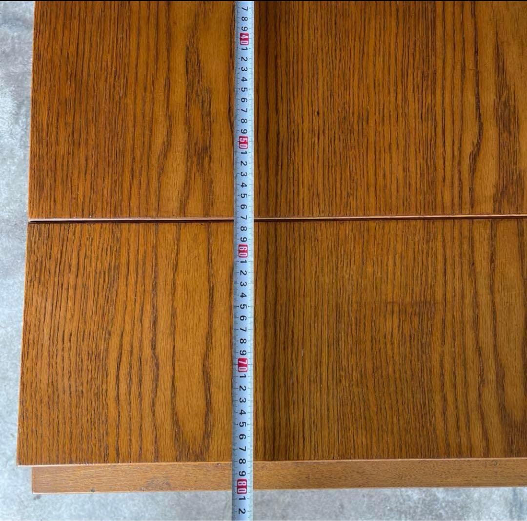 【ママりん】オールドビンテージ バタフライテーブル オーク材　無垢