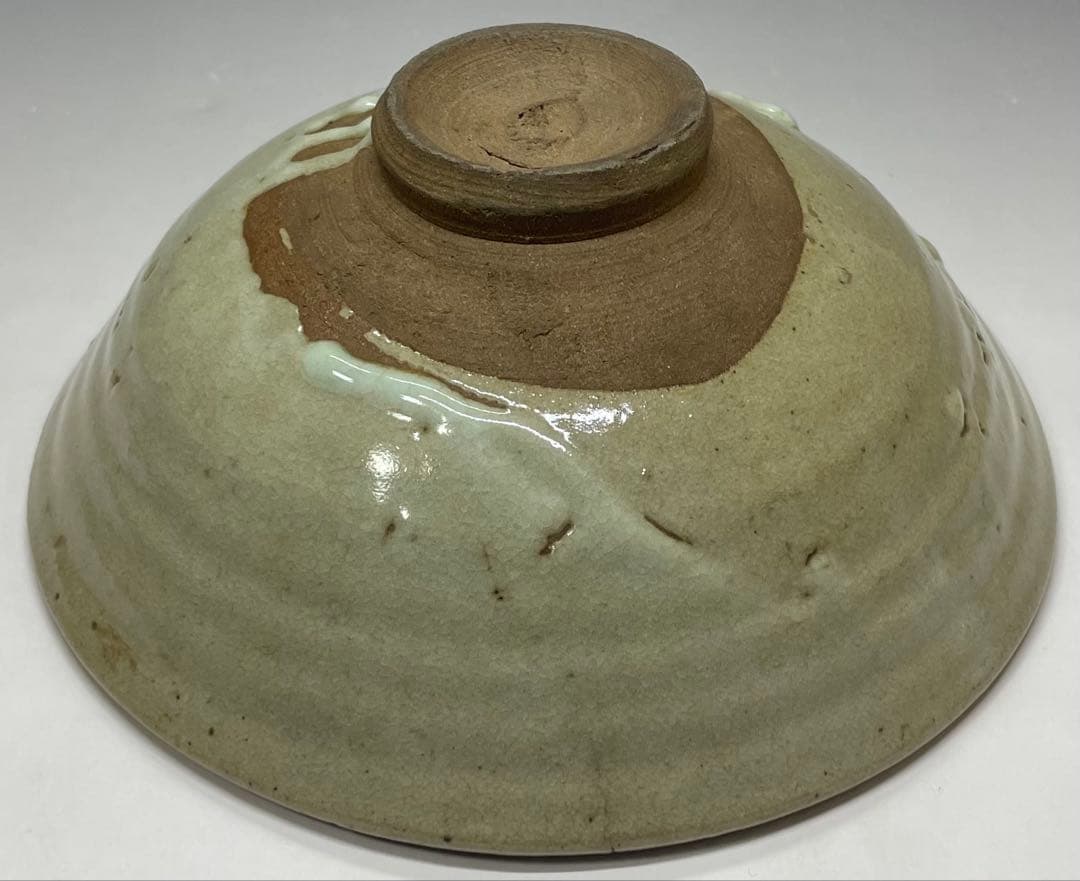 李朝　平鉢　高麗茶碗　鶏龍山　合箱(四方桟) 　d9443