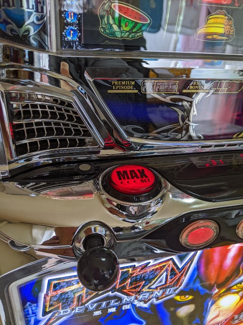 地域限定/送料無料　パチスロ実機　デビルマンII悪魔復活　不要機付