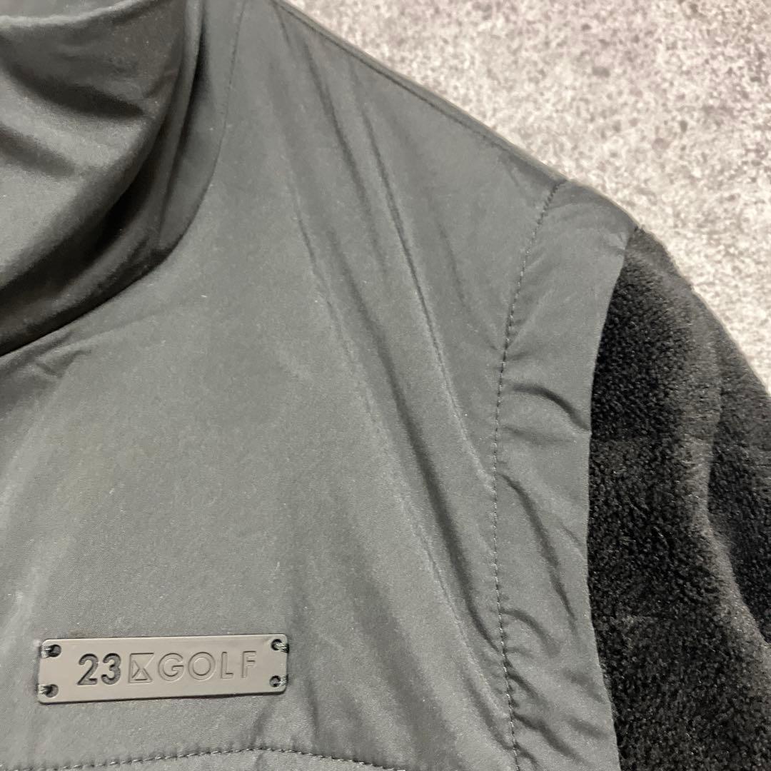 23区GOLF　2WAY ワンピース　ブラック　長袖　黒　丈長め　暖か　ゴルフ