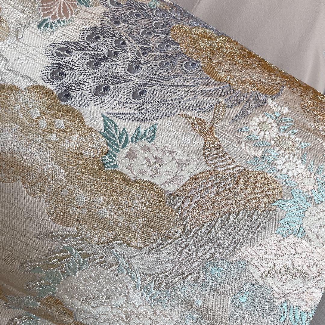 訪問着　フルセット　茶屋辻　友禅　せせらぎ　躾糸付き　着物　Q5