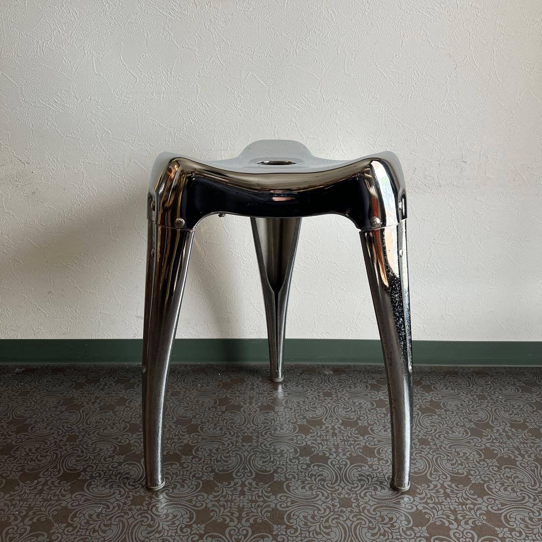 k885 ダルトン スタッキングスツール ウィズダムトゥース クローム 廃盤品