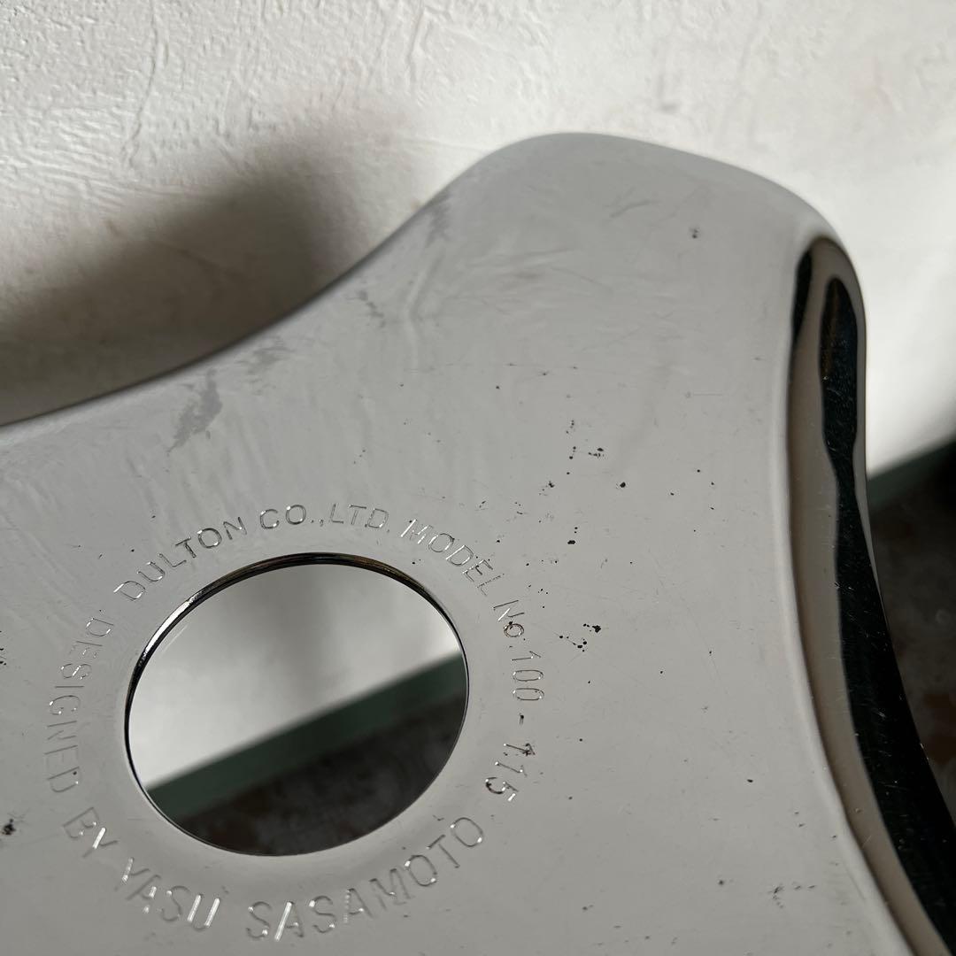 k885 ダルトン スタッキングスツール ウィズダムトゥース クローム 廃盤品