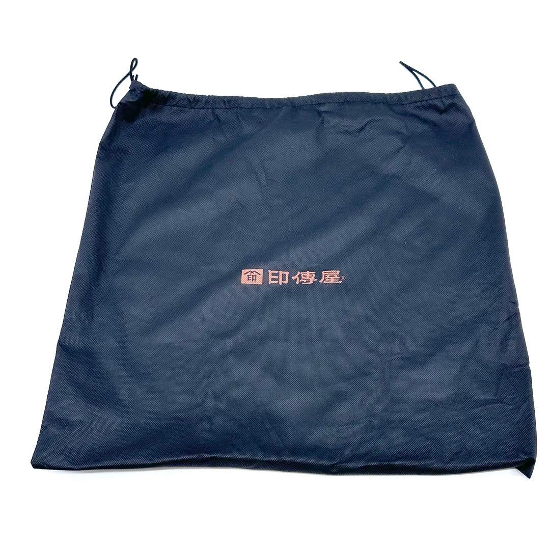 未使用タグ付き✨印傳屋 インデンヤ ルミドーレ ローズ柄 ハンドバッグ ブラック