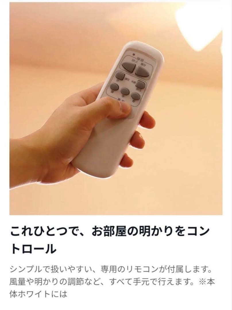 LOWYA シーリングファンライト