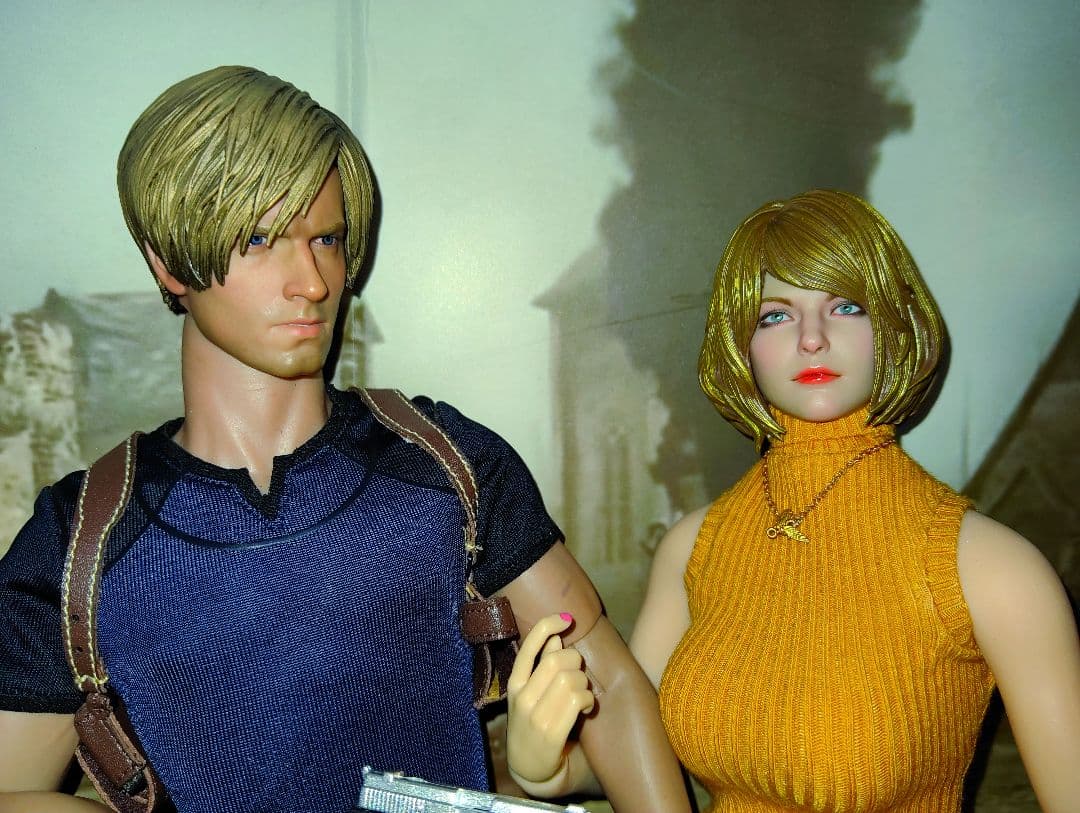 CAPCOM.[biohazard④.1/6(レオン＆アシュリー)]2体セット!