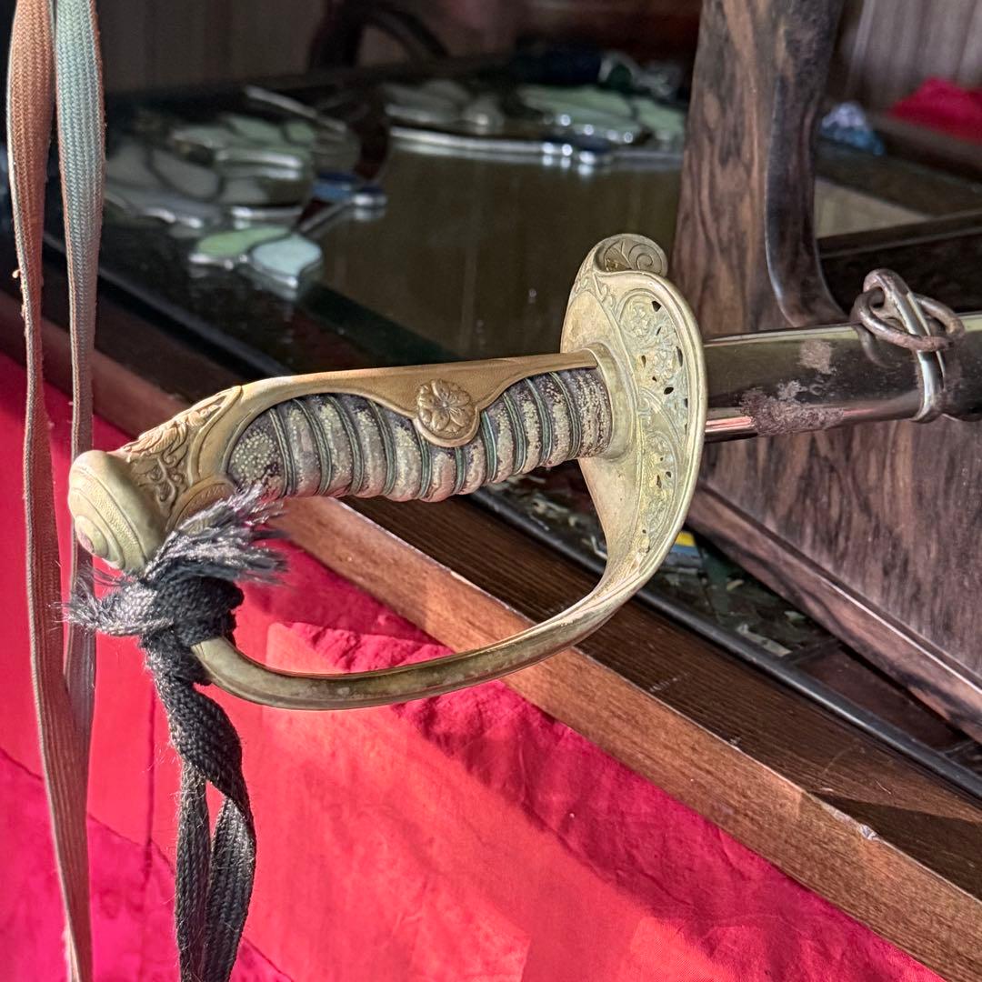 超限定お値下げ2日20時迄‼️特別‼️旧日本軍　大日本帝国陸軍　刀緒付模造刀袋付②