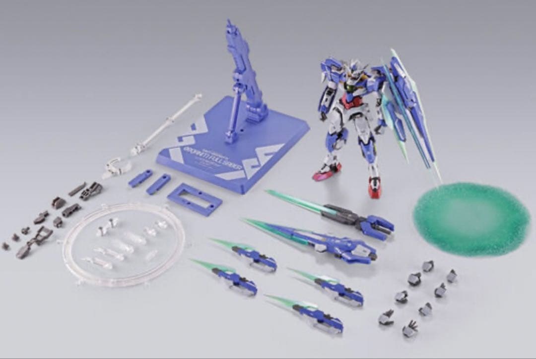 LBUILDダブルオークアンタ フルセイバーとフルセイバー用オプション付