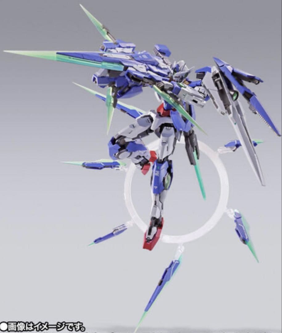 LBUILDダブルオークアンタ フルセイバーとフルセイバー用オプション付