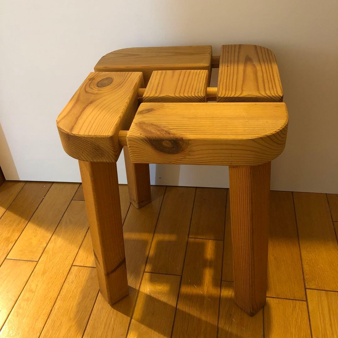フィンランド　サウナ　スツール　ヴィンテージ デザインスツール