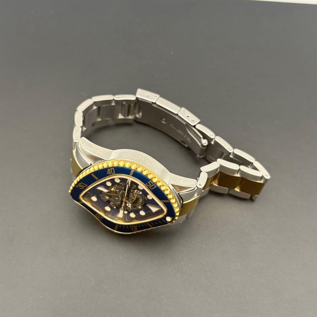 超希少/稼働品✨ダニエルダグラス 腕時計 自動巻 裏スケ ゴールド コンビカラー