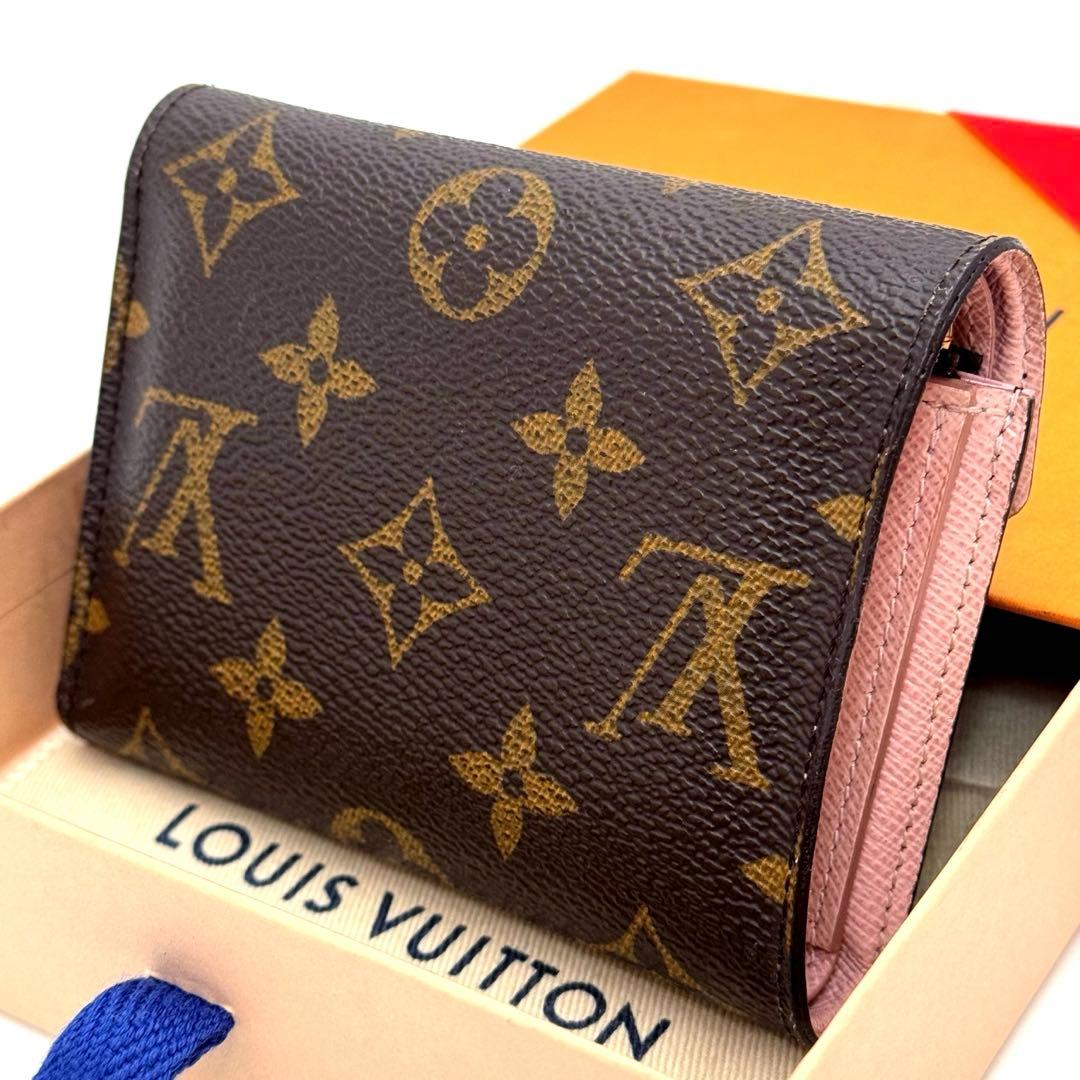 【極美品】ルイヴィトン　ヴィクトリーヌ　ローズバレリーヌ　コンパクト　財布　ミニ