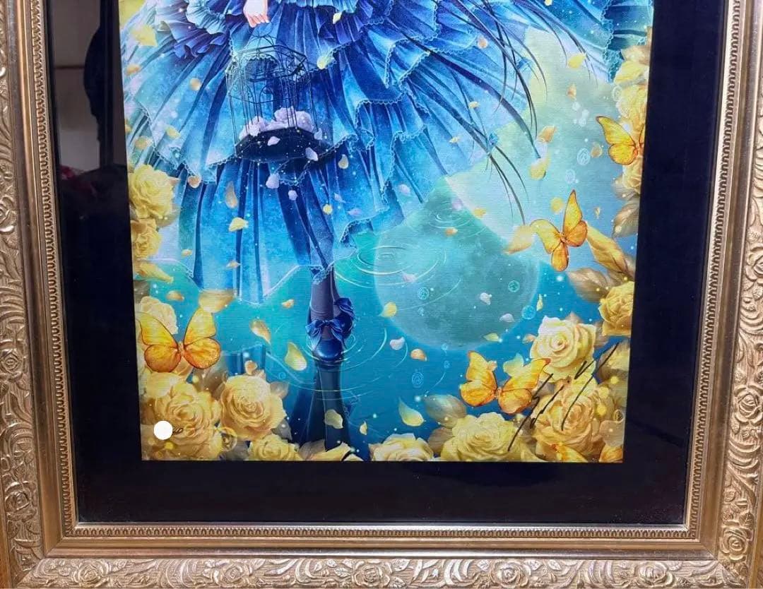 てぃんくる 版画 直筆サインあり CE ミクスドメディア アールビバン