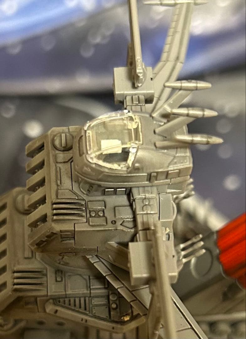 宇宙戦艦ヤマト　1/500フル電飾、墨入れ、つや消し塗装、完成品