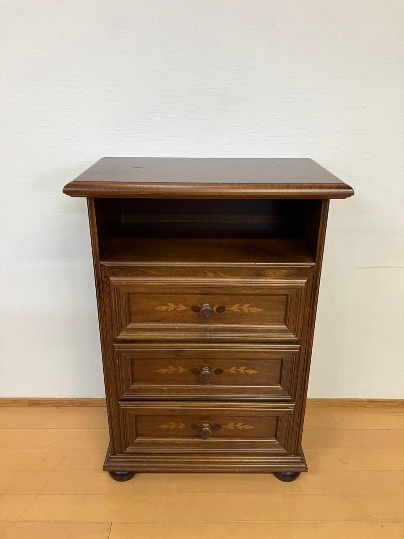 イタリア　象嵌　チェスト　電話台　サイドチェスト