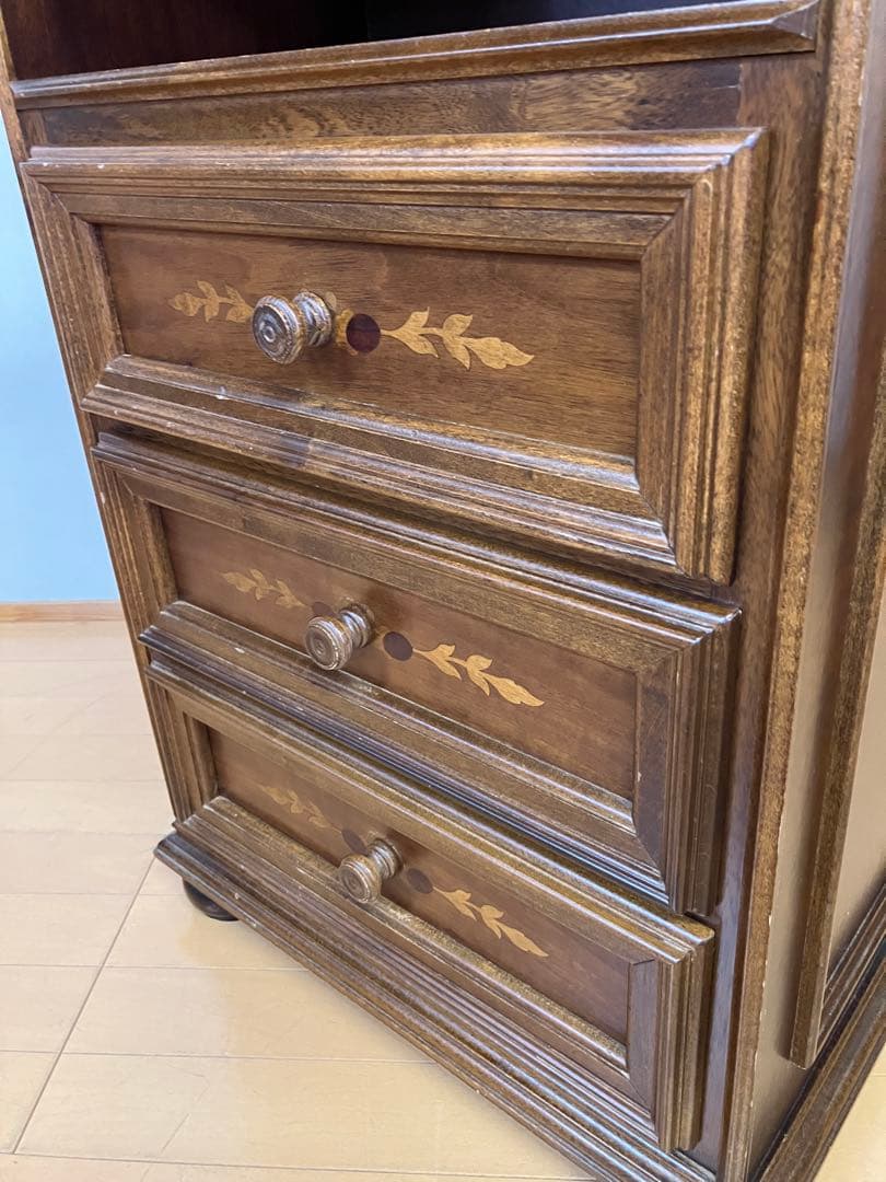 イタリア　象嵌　チェスト　電話台　サイドチェスト