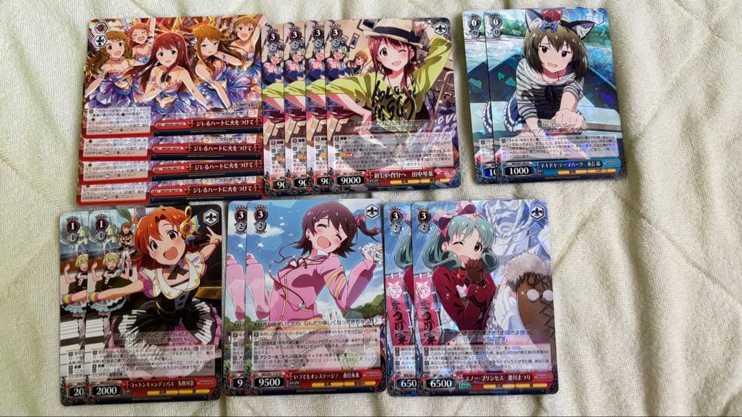 ヴァイスシュヴァルツ ミリオンライブ デッキ+パーツ