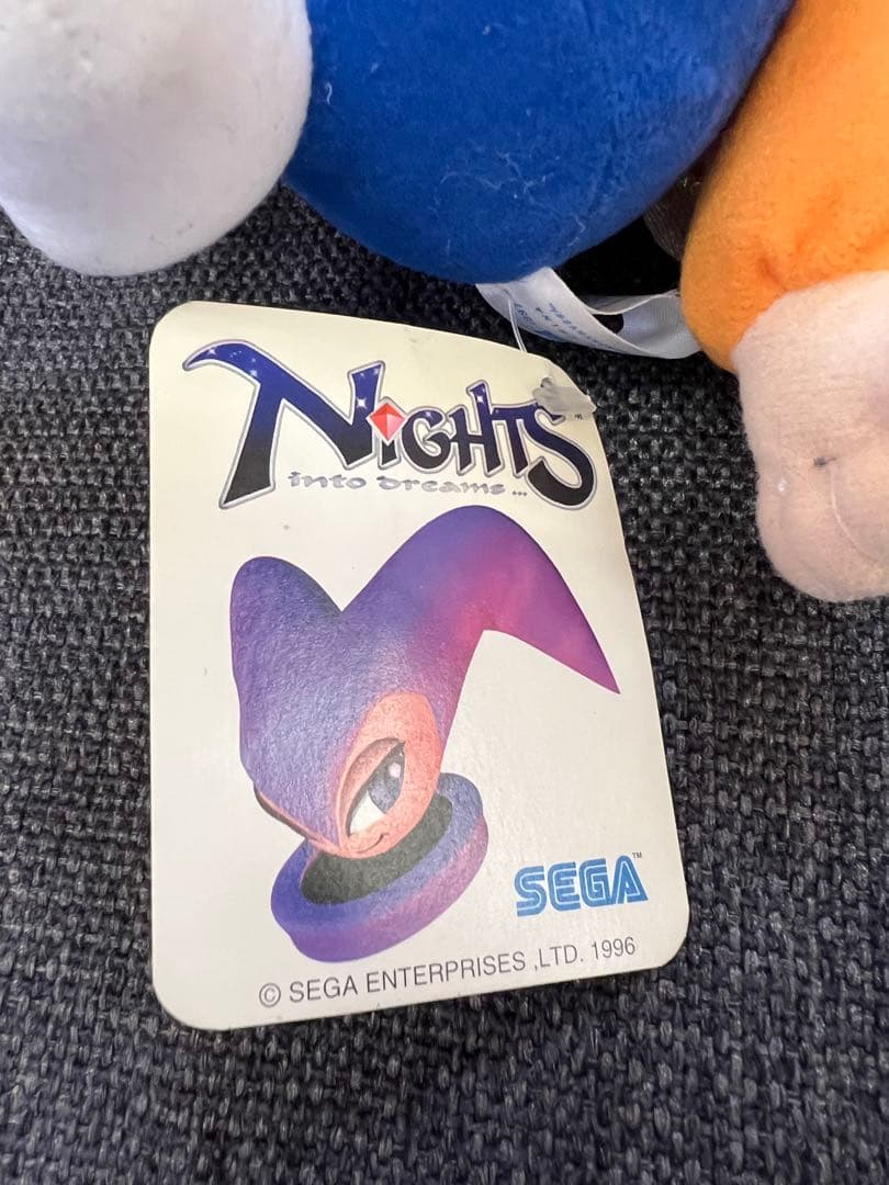 廃盤　ナイトピアン ぬいぐるみ 1996年 SEGA NiGHTSタグ付き