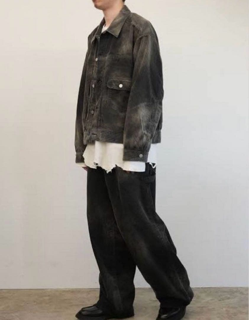 試着のみ✨ Ancellm アンセルム 24AW コーデュロイブラックサイズ1