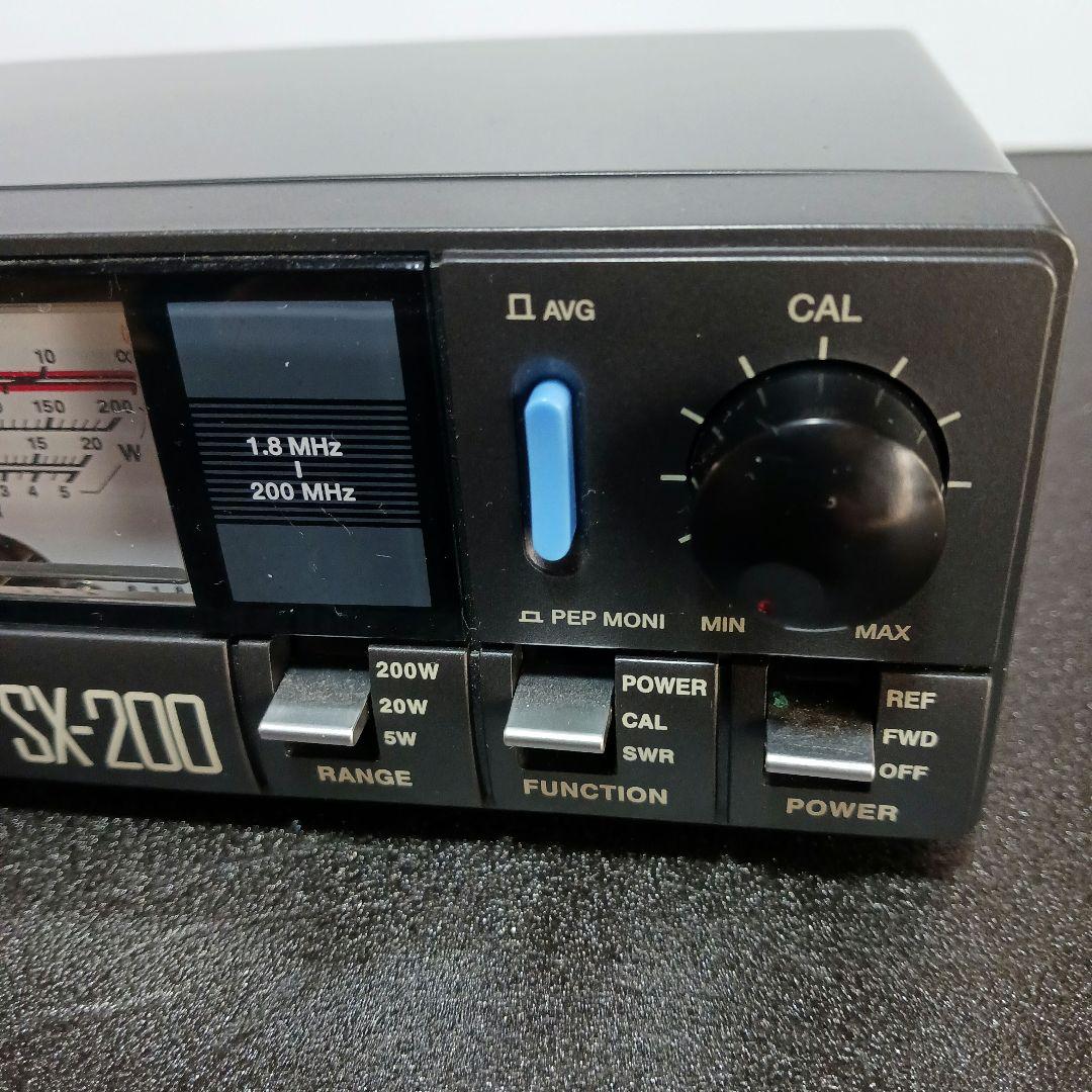 ダイヤモンドSX200 高性能 通過形SWR・パワー計「1.8～200MHz」