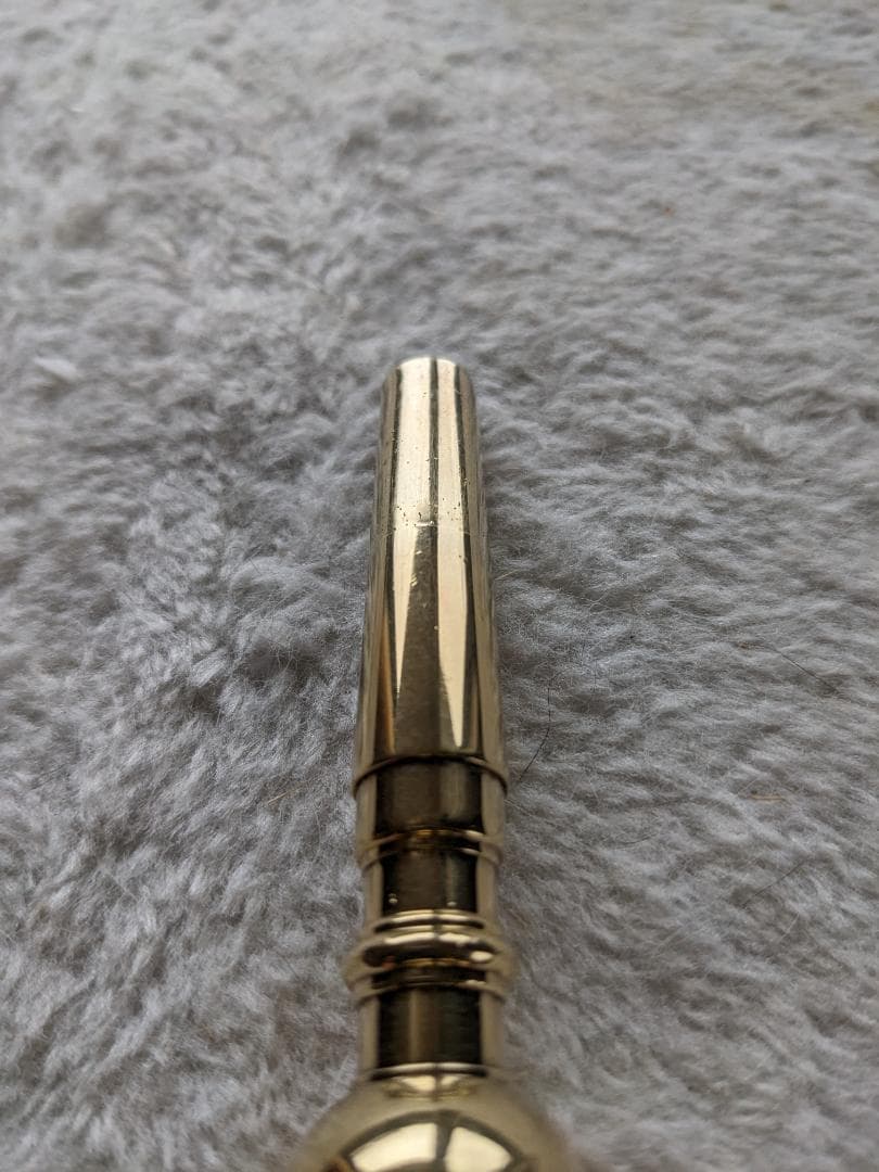 トランペットマウスピース VINCENT BACH 7C 金メッキ