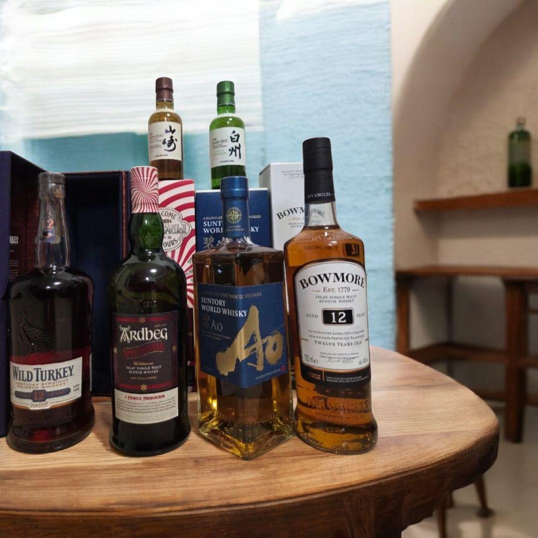 2set限定ウイスキー福箱WildTurkeyArdbeg AO,Bowmore