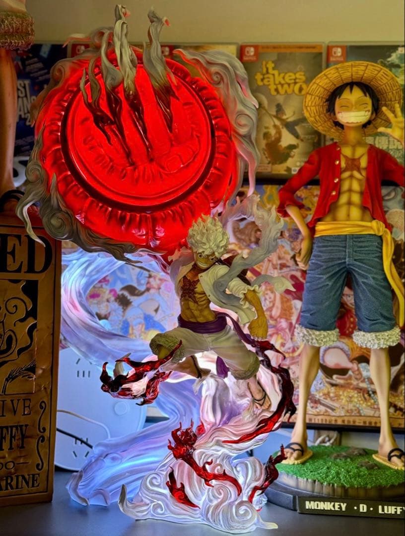 ワンピース ニカ・ルフィ ガレージキット ガレキ スタチュー②