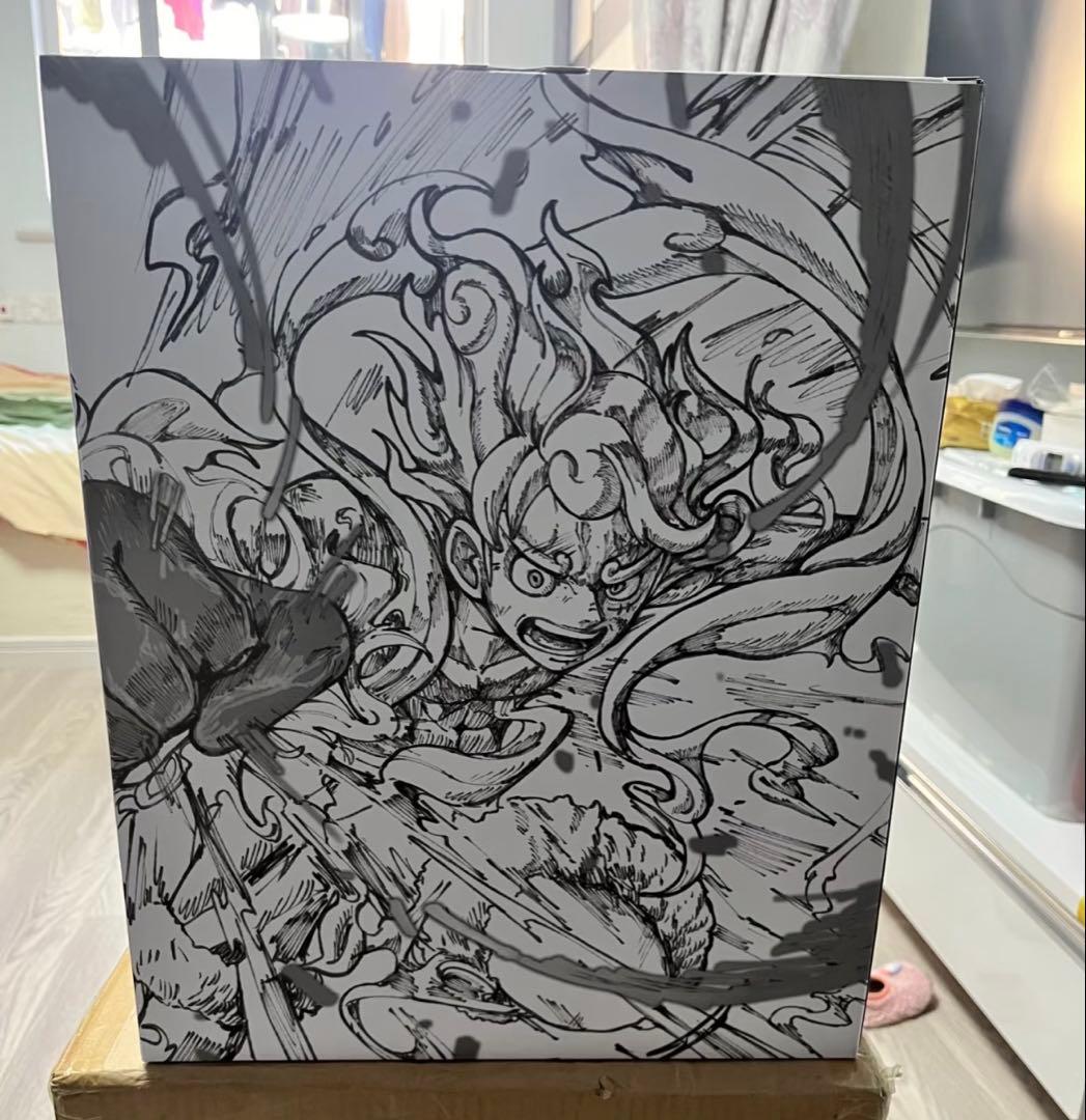 ワンピース ニカ・ルフィ ガレージキット ガレキ スタチュー②