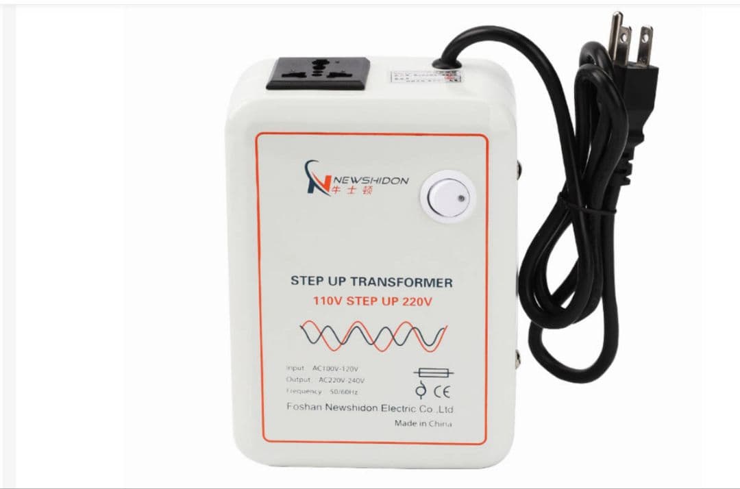 アップトランス 昇圧器 100Vから200v　1200W ミシンサーボモーター