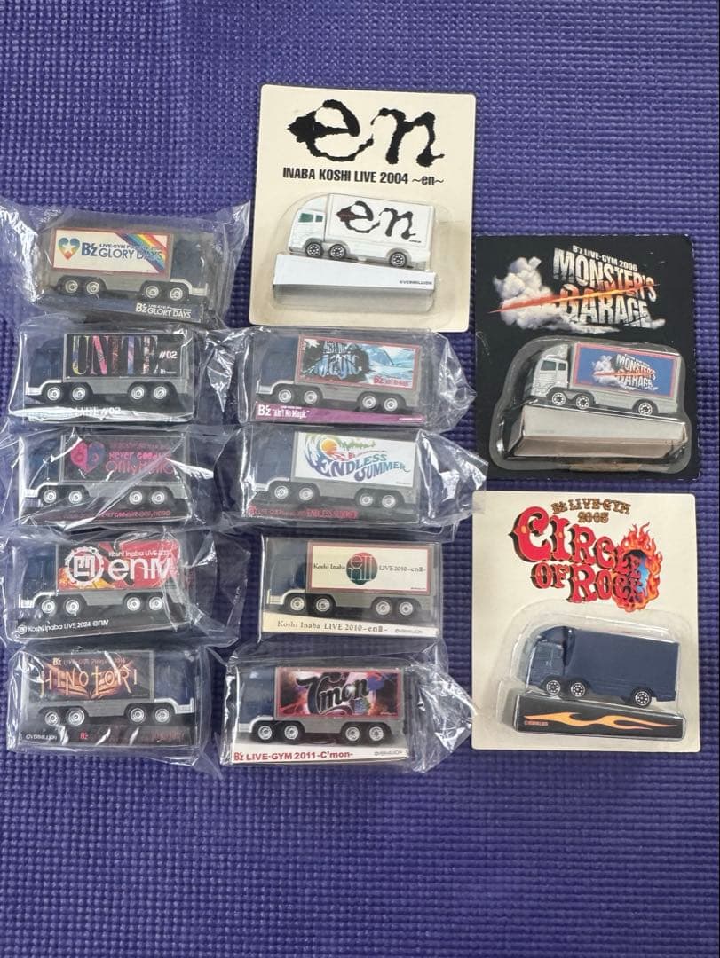 B'z 稲葉浩志　イナバサラス　ツアートラック　12台セット売り