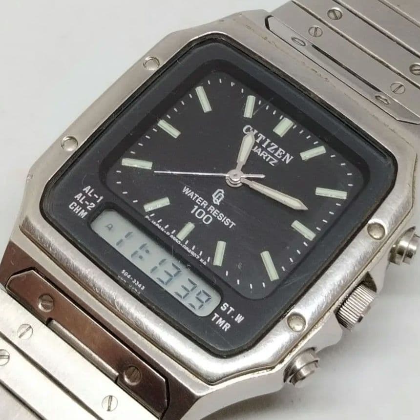 ■稼働品■ 1984年製 Citizen アナデジ デジアナ 260