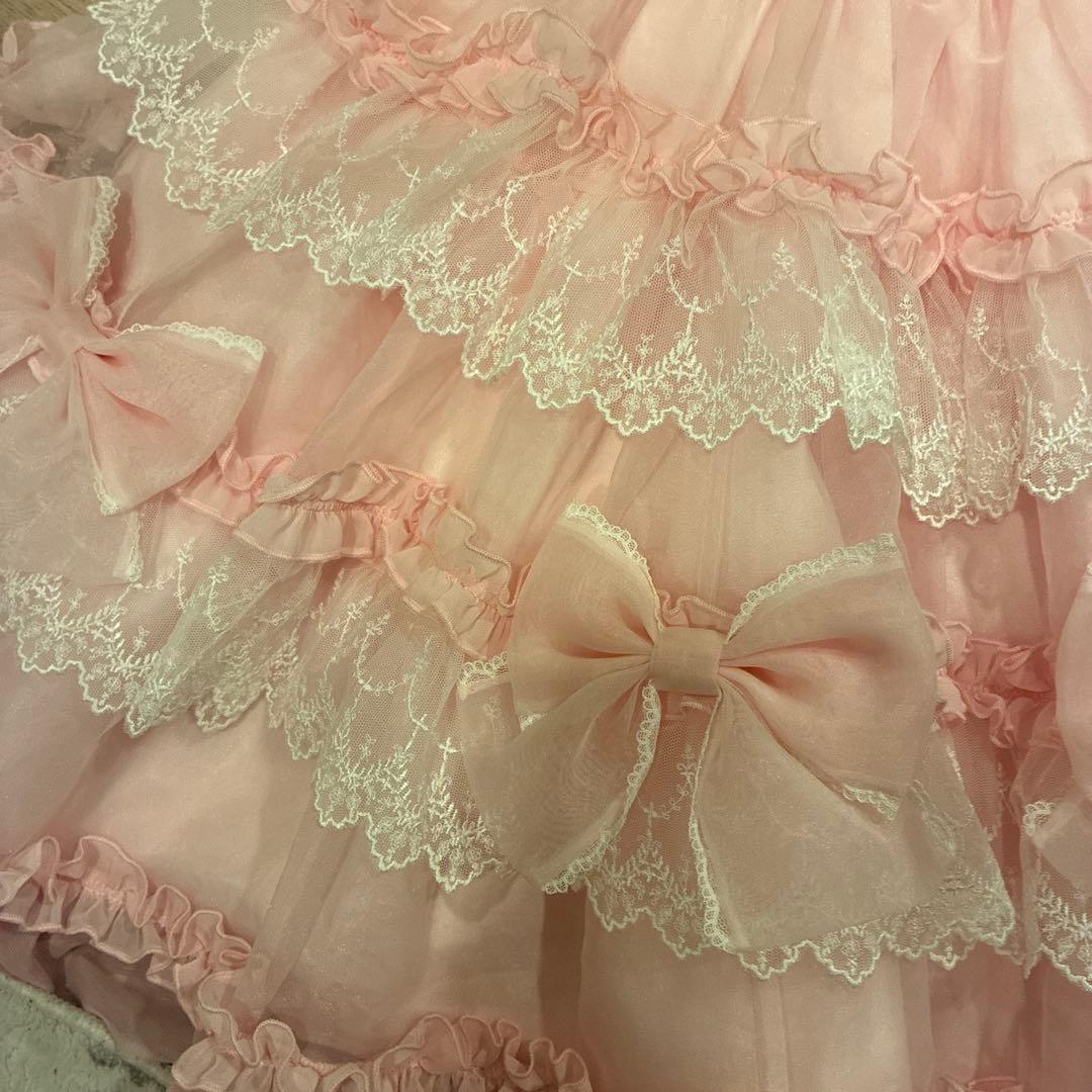 新作　Angelic pretty ふわふわRibbon Dollスカート