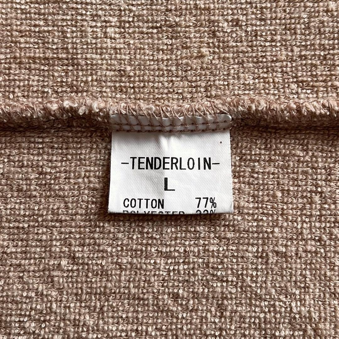 熊さん商品TENDERLOIN 初期 パイル ボーダー ジップパーカー