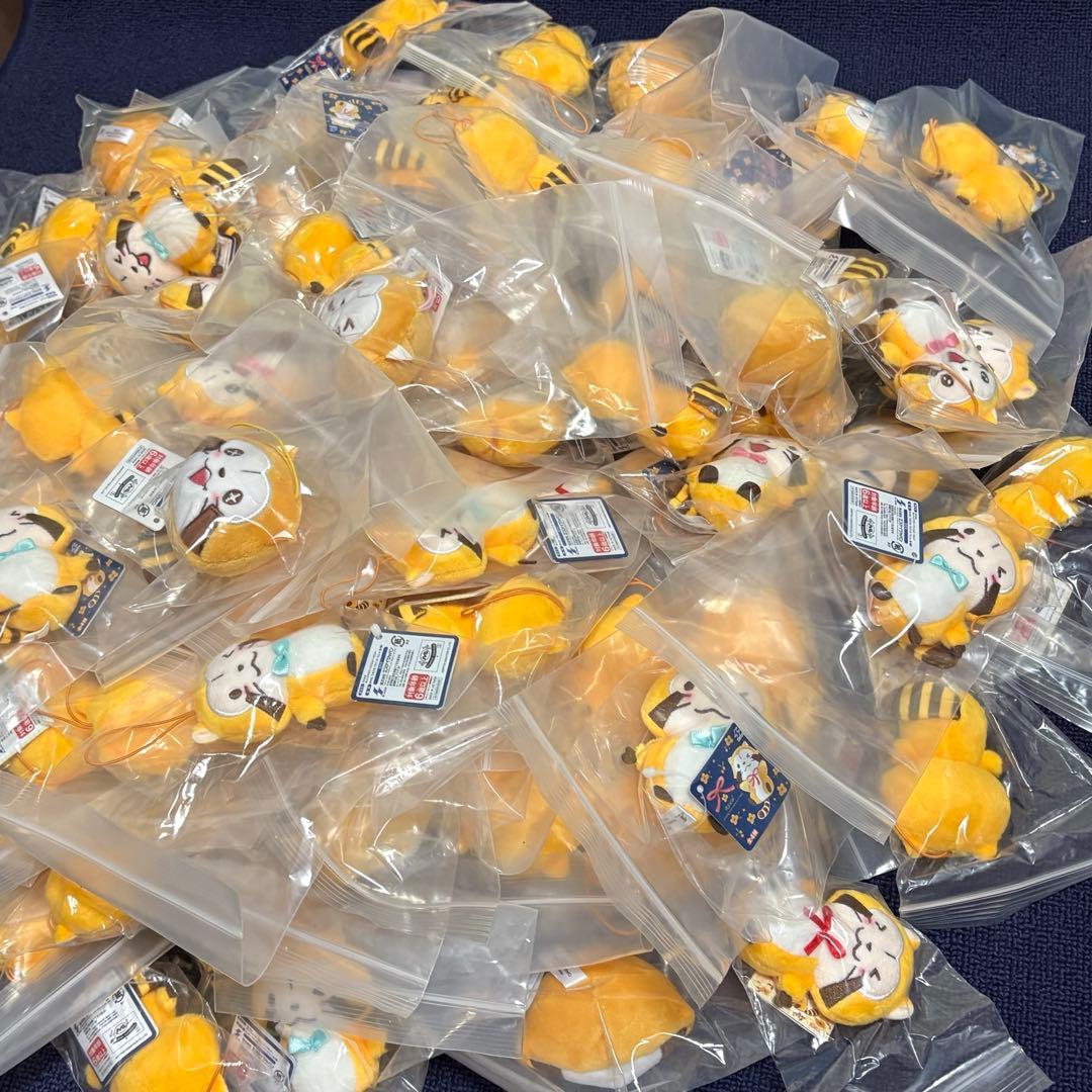 ラスカル ぬいぐるみストラップ フェイス あらいぐま 約100点