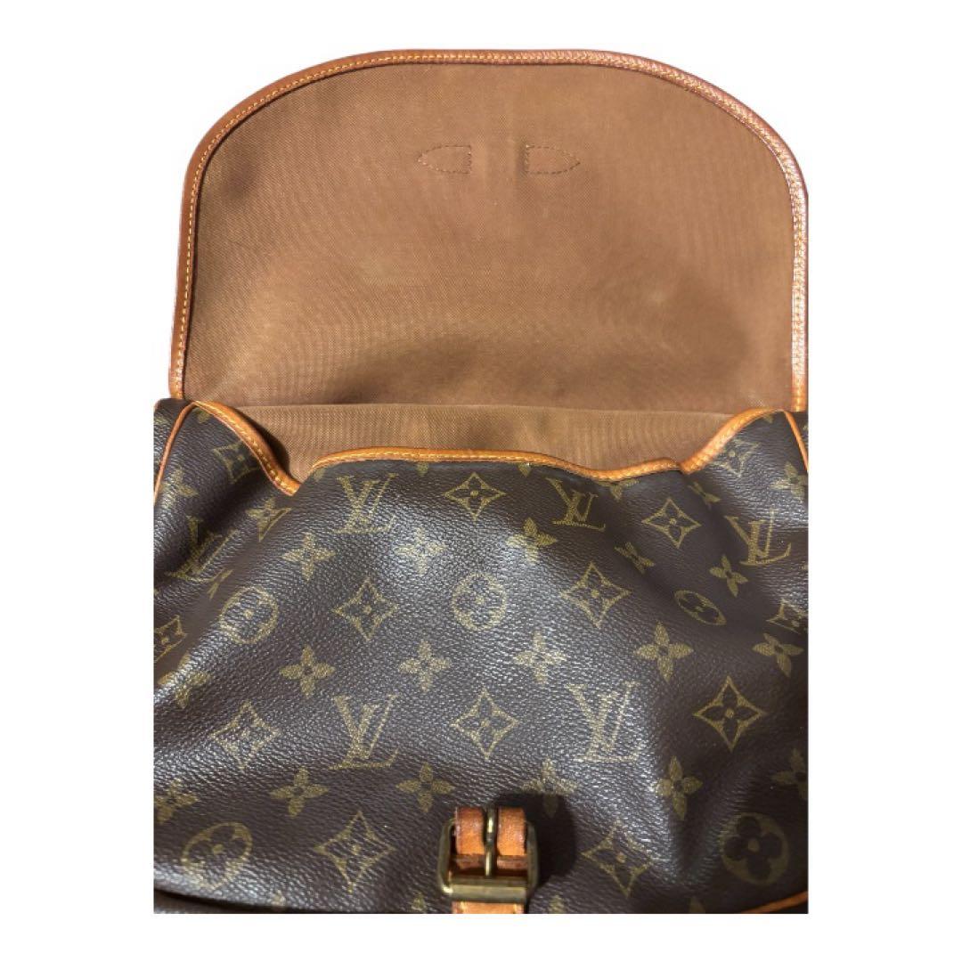 ルイ・ヴィトン モノグラム ソミュール30 ショルダーバッグ フランス製