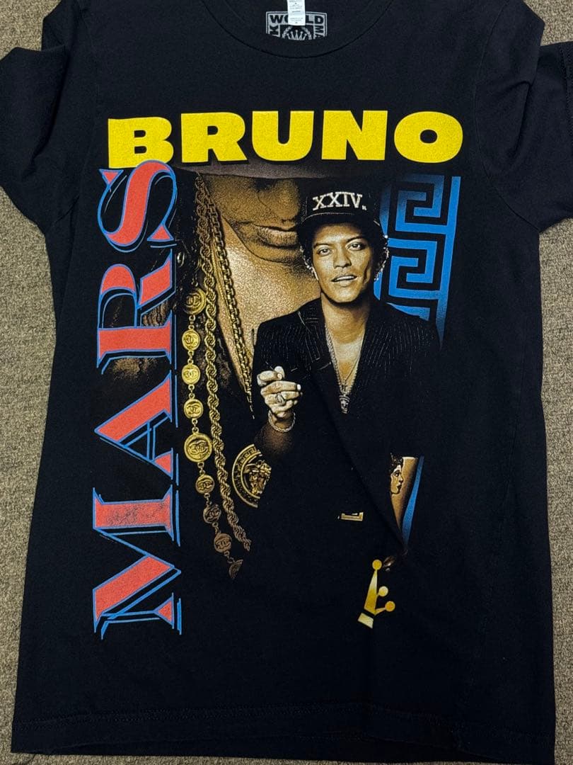 Bruno Mars 24K Magic World Tour Tシャツ M