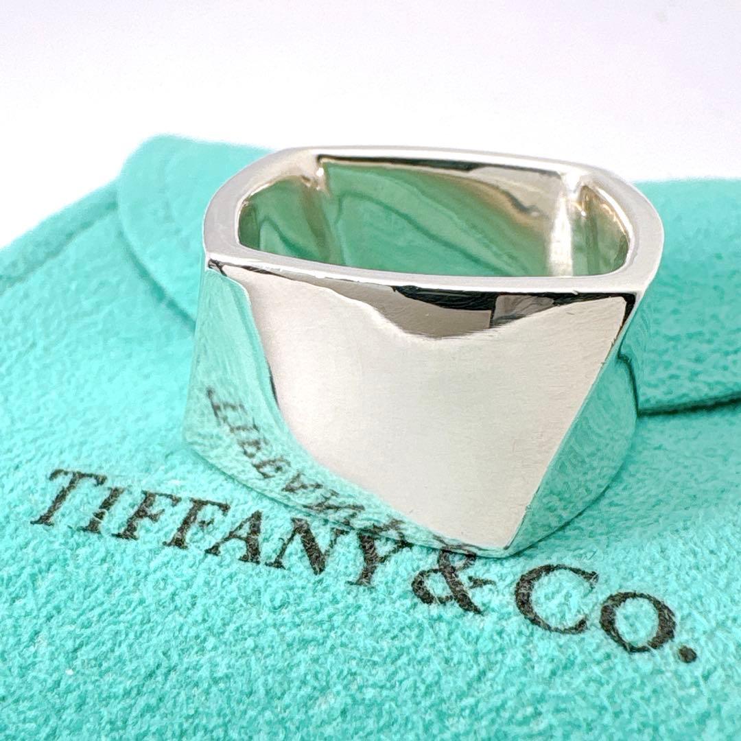 極美品 ティファニー トルク ワイド フランクゲーリー 15.5号 シルバー