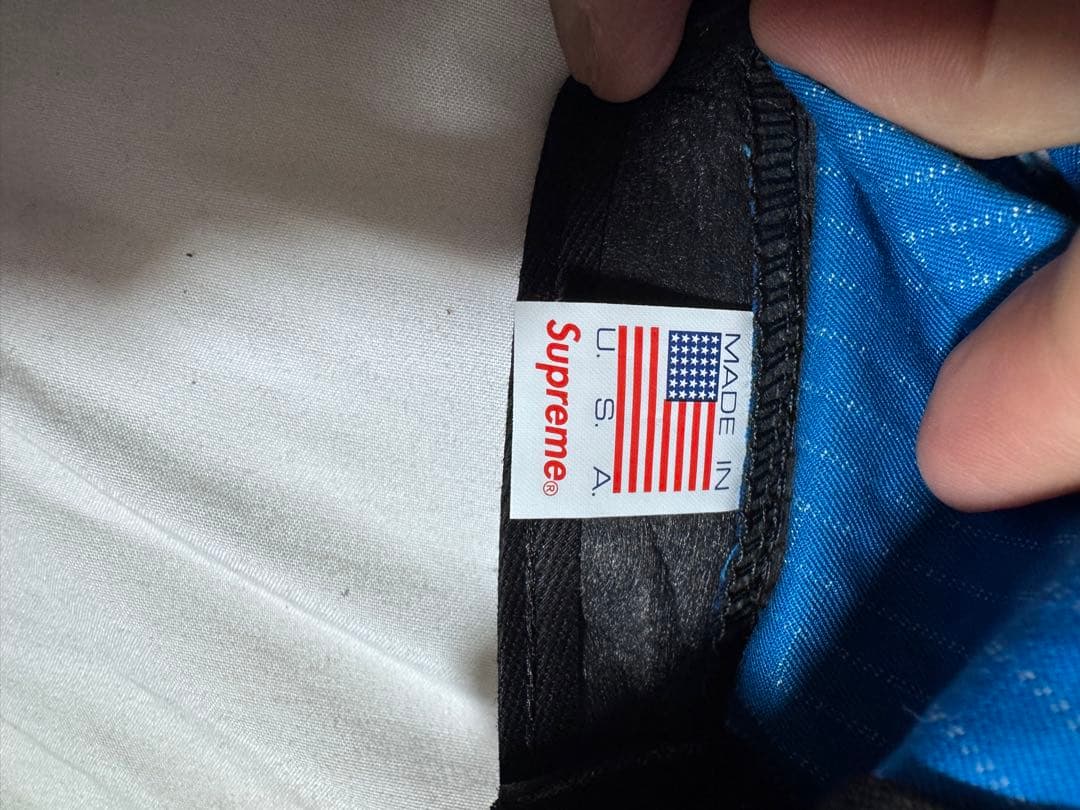 【レア】Supreme Overdyed Ripstop Camp Cap 青