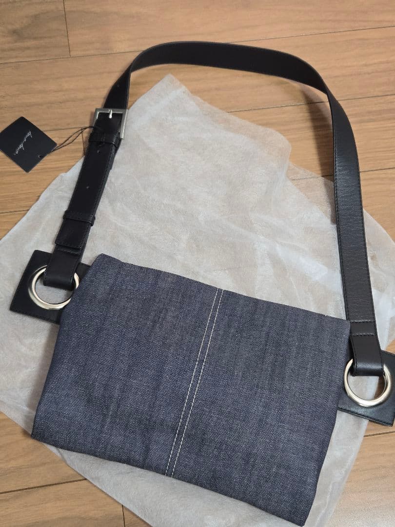 カワカワ　kawakawa　デニム　ボディバッグ　M