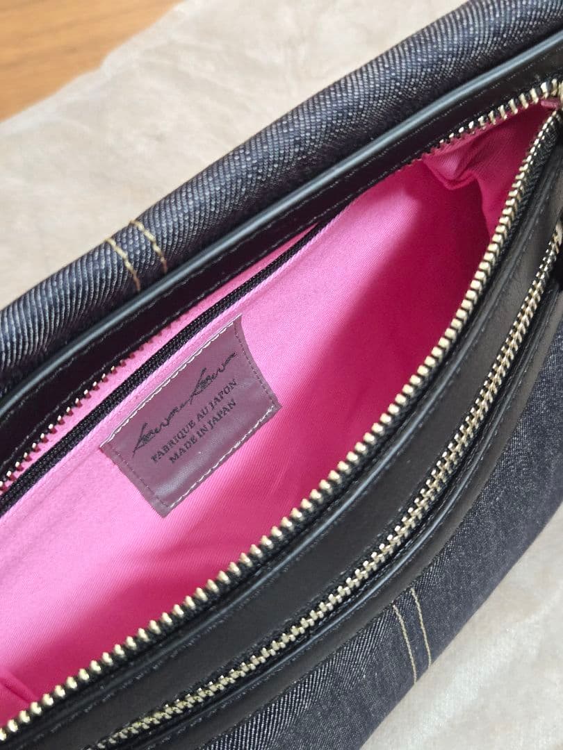 カワカワ　kawakawa　デニム　ボディバッグ　M