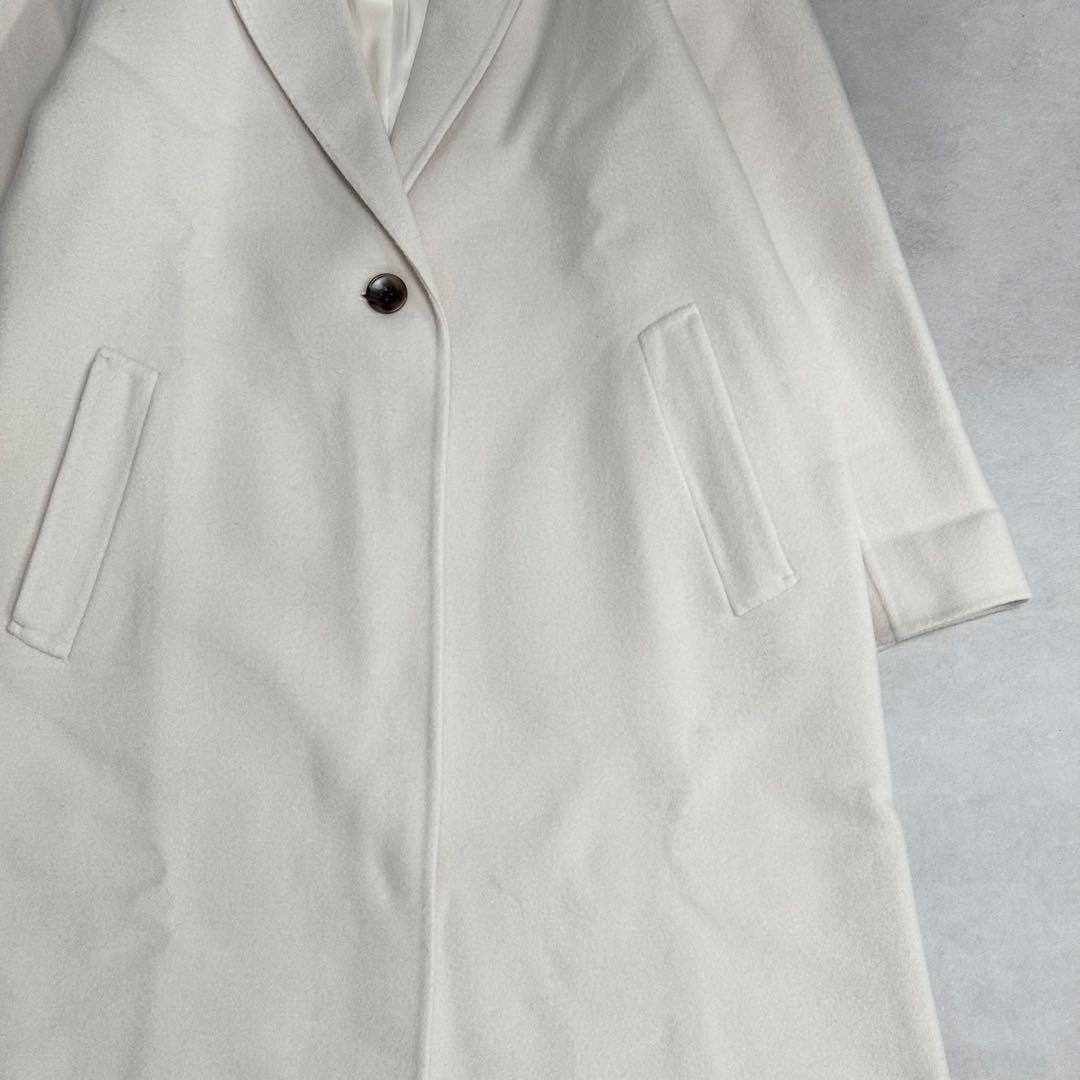 Yuzuさん専用　23区✨22AW　ウールリバー ロングコート　38　ベージュ系