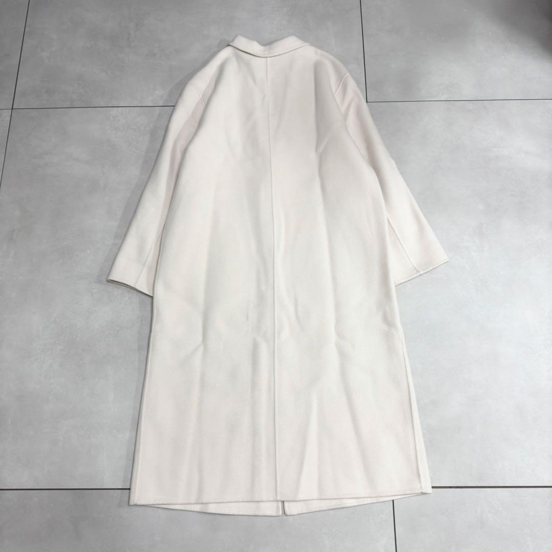 Yuzuさん専用　23区✨22AW　ウールリバー ロングコート　38　ベージュ系