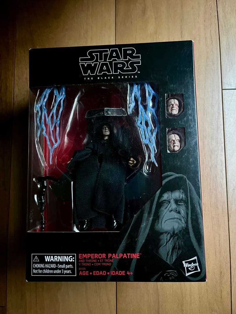 未開封　スターウォーズ　ブラックシリーズ　パルパティーン皇帝　玉座付き（旧版）