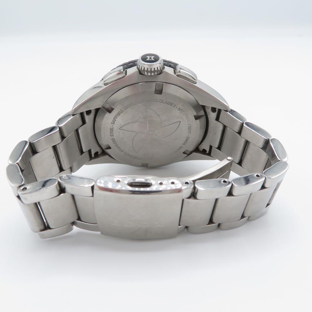 EDOX クラスワン クロノグラフ ビッグデイト エドックス　腕時計 10017